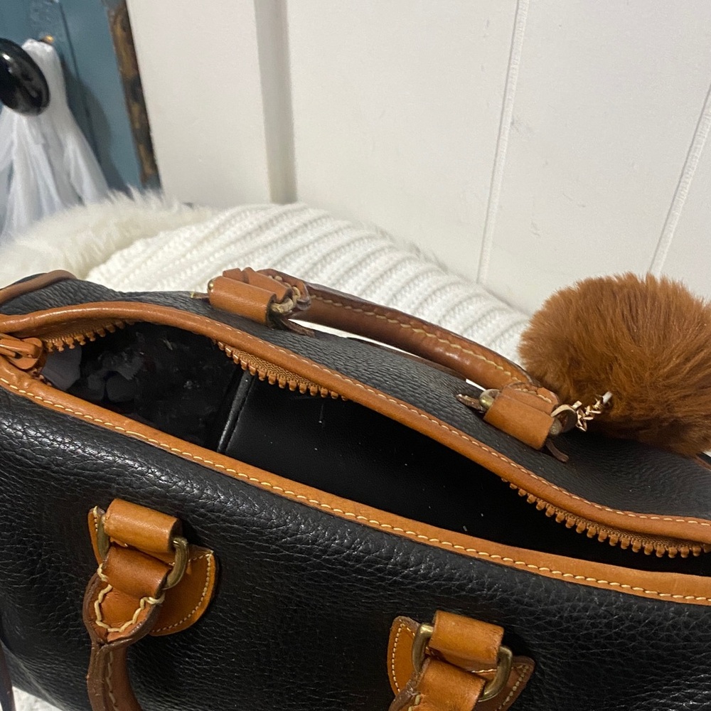 Dooney & Bourke Black and Brown Satchel - Picture 8 of 8